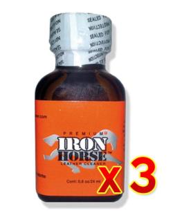 Poppers Iron Horse 24 ml x 3 - PwdFactory