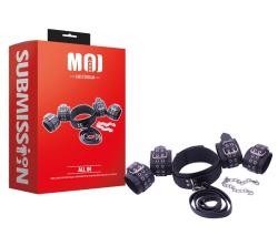 Pack ALL-in Menottes Chevilles Entraves Collier - MOi Submission