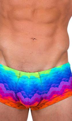 Boxer de bain Python Rainbow - Pistol Pete - Multicolor - Taille S