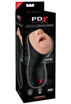 Masturbateur Deep Throat Vibrating Stroker - PDX Elite