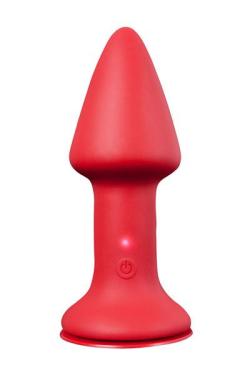ButtPlug Vibro ''One Touch Silicone #2'' - Rouge
