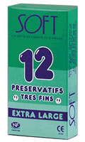Prservatif Soft - Extra Large - x12