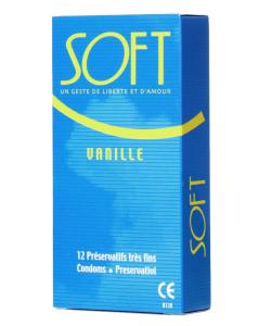 Prservatif Soft - Parfums - Vanille - x12