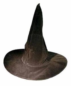Chapeau noir de sorcire