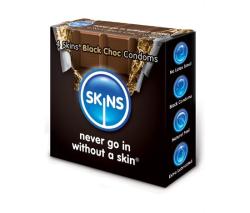 Prservatifs Black Choc Skins - x4