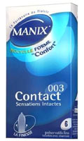 Click to see product infos- Prservatifs Manix Contact - x6
