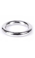 Click to see product infos- Donut Cockring Chrome - KIOTOS Steel - 55 mm