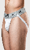 Click to see product infos- JockStrap Supporter MM Edition (ex Bike) (ceinture 2'') - White/Gray - Size M