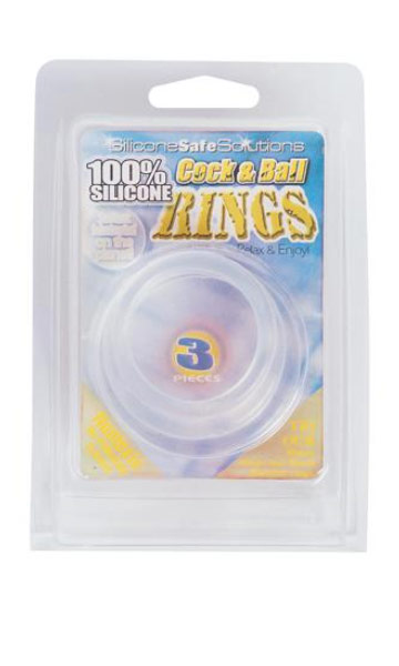 Cock&Ball Rings rubber set Silicone