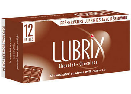 Préservatifs Lubrix Parfumés - Chocolat (boite de 12)