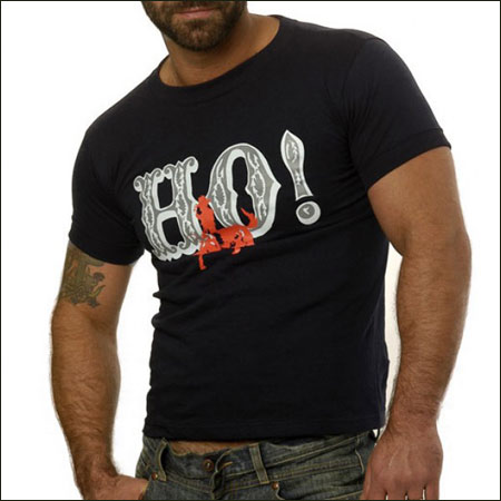 Tee-Shirt Ho ! - Bleu Foncé - Taille S