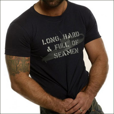 Tee-Shirt Sub Long & Hard - Bleu Foncé - Taille L