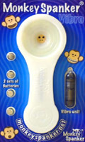 Monkey Spanker Vibro - Blanc