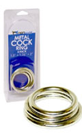 Pack 3 cockrings Metal