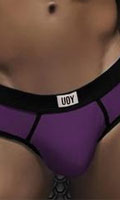 Slip Wonderman UDY - Violet/Noir - Taille S