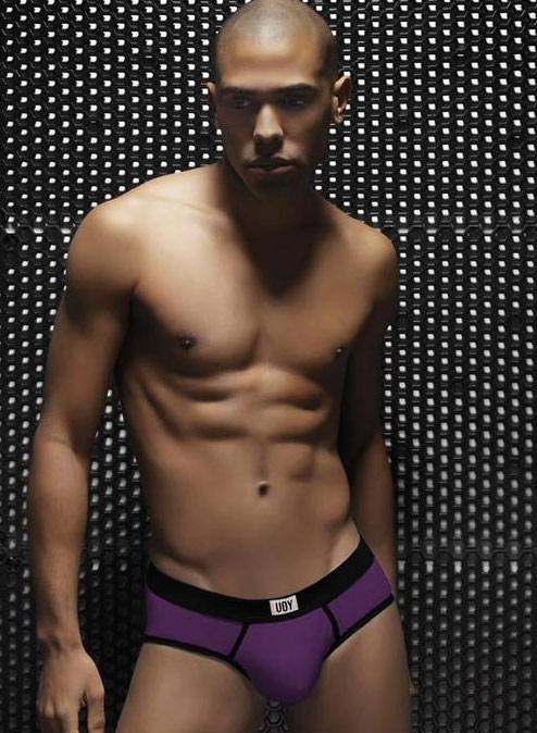 Slip Wonderman UDY - Violet/Noir - Taille M