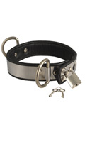 Collier épais gris