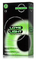 Préservatifs Fluo Love-Light - x12