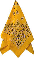 Cliquez pour voir la fiche produit- Bandana jaune