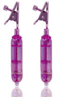 Cliquez pour voir la fiche produit- Pinces seins vibrantes Violet - 2x20g
