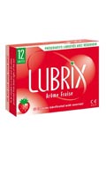 Cliquez pour voir la fiche produit- Pr�servatifs Lubrix Parfum�s - Fraise - x12
