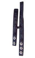 Cliquez pour voir la fiche produit- Cockring Cuir Pointes Double (normal)