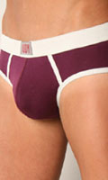 Slip Wonderman UDY - Prune/Beige - Taille S