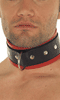 Cliquez pour voir la fiche produit- Collier �pais noir et rouge