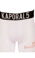 Cliquez pour voir la fiche produit- Boxer  Original - Kaporal 5 - Blanc/Noir - Taille XL