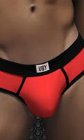 Cliquez pour voir la fiche produit- Slip Wonderman UDY - Rouge/Noir - Taille XL