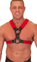 Harnais Neoprene - Rouge - Taille L/XL