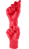 Cliquez pour voir la fiche produit- Double poing Fist rouge TSX