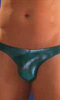Cliquez pour voir la fiche produit- String Metallique Rio - Bleu N�on - Taille XXL