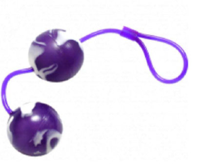 image extraite duo balls oscilating violet