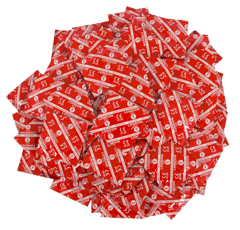 image extraite preservatifs london rot rouge x100