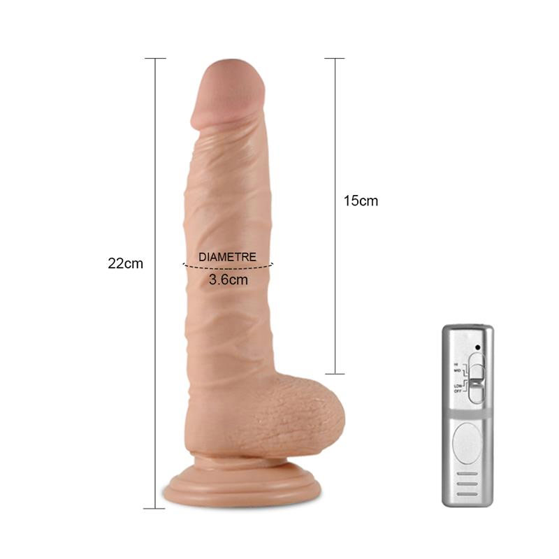 image extraite gode real extreme vibro lovetoy chair taille 5cm