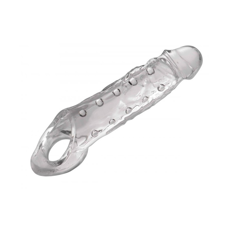 image extraite gaine penis sleeve picots enhancer inch transparent sizematters