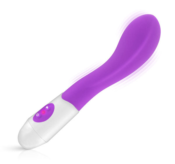 image extraite vibromasseur ysalis yoba violet blanc