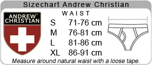 image extraite air jock pro andrew christian blanc rouge taille