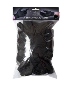 Surgical gloves (x20) - Black - Size S