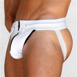 Jock Strap Gridiron Jackadams - White/Black - Size L