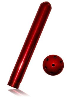 Embout douche Rouge - Aluminium