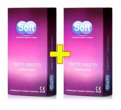 Prservatifs Soft - Tutti Frutti 12 x 2