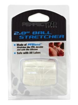 Fat Boy TPR Ball Stretcher - Transparent - Perfect Fit