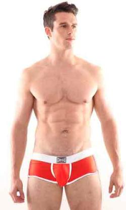 Boxer Tommy Retro - GBGB - Rouge - Taille S