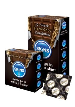 SKINS Black Choc Condoms