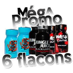 Pack 6 Poppers !! (Jungle Black + Move + Wesh)