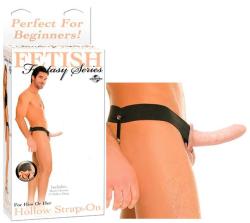 Gode Ceinture Creux ''Hollow Strap-On'' - Fetish Fantasy - Natural - Size 6 Inches