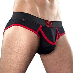 Slip ouvert ''Army Fly'' Jackadams - Black/Red - Size L