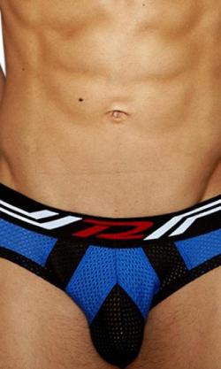 Slip Power - Pistol Pete - Bleu/Noir - Taille XL